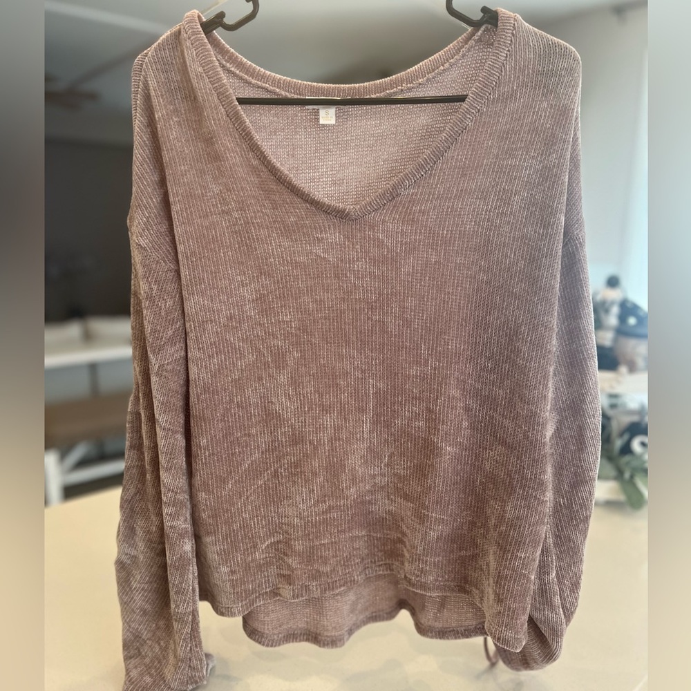 Mauve loose fit sweater